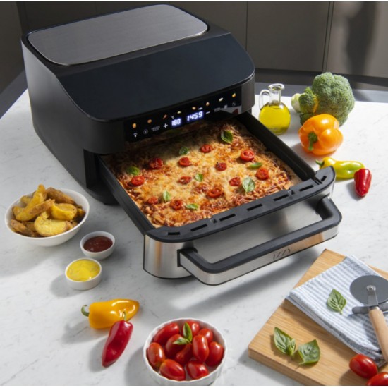 Izzy Mega Air Fryer and Pizza Oven XXL 7L 2200W (IZ-8264) Black/Silver