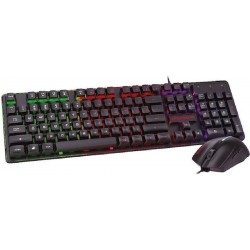 Zeroground Azai V3.0 Σετ Gaming Πληκτρολόγιο με RGB φωτισμό & Ποντίκι (Αγγλικό US)