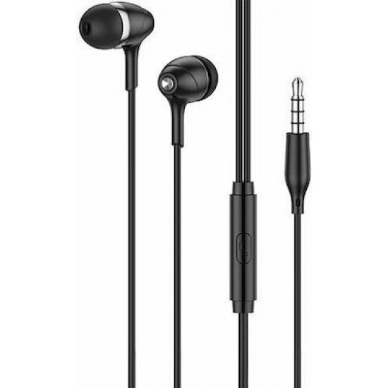 Lamtech Fashionable In-ear Handsfree (LAM111719) Μαύρο