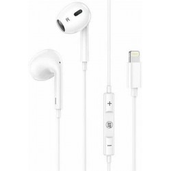Lamtech Earbuds Handsfree με Βύσμα Lightning (LAM111740) Λευκό