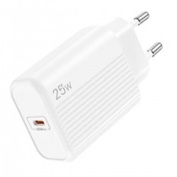 Lamtech Φορτιστής Χωρίς Καλώδιο με Θύρα USB-C 25W Power Delivery (LAM112693) Λευκός