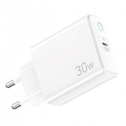 LAMTECH FAST CHARGER TYPE-C PD30W WHITE