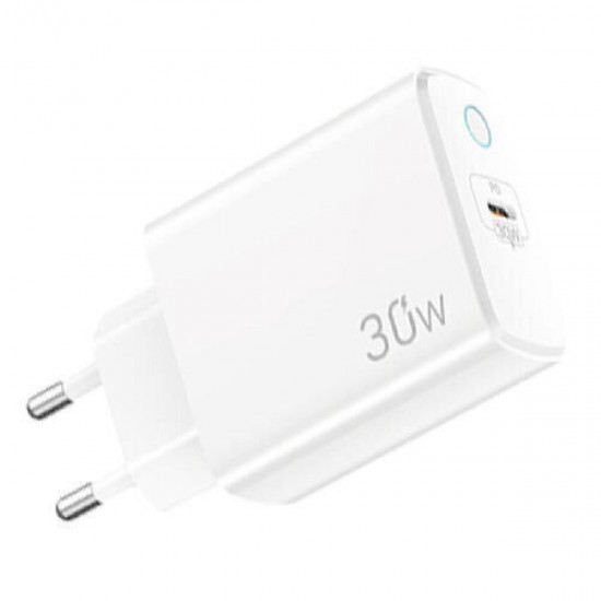 LAMTECH FAST CHARGER TYPE-C PD30W WHITE