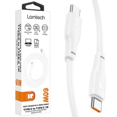 Lamtech Fast Charging and Data Cable (LAM113133) White