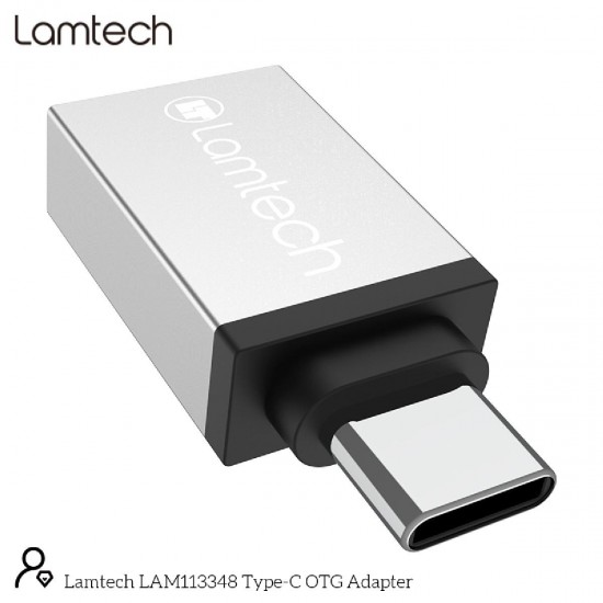 Lamtech 5Gbps OTG USB 3.0 to Type-C Adapter (LAM113348)