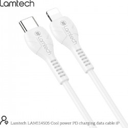 Lamtech USB-C to Lightning Cable 27W 1m (LAM114505) Λευκό