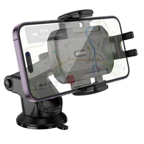 Lamtech MULTI-Angle Clamping Car Holder For Smartphones Up To 7' (LAM980541) Black