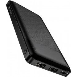Lamtech Power Bank 10000mAh με 2 Θύρες USB-A Μαύρο