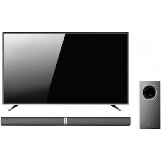 Crystal Audio Soundbar 2.1 Bluetooth και HDMI 240W με Τηλεχειριστήριο (CASB240HD) Μαύρο