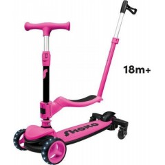 Shoko Παιδικό Πατίνι Prime 4 In 1 Plus Σε Ροζ Χρώμα Για 12+ Μηνών (5004-50523)