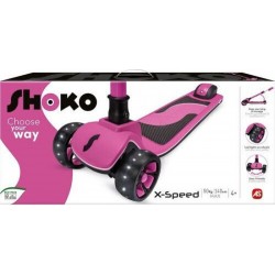 Shoko Παιδικό Πατίνι X-Speed Με 3 Ρόδες Σε Ροζ Χρώμα Για 4+ Χρονών (5004-50527)