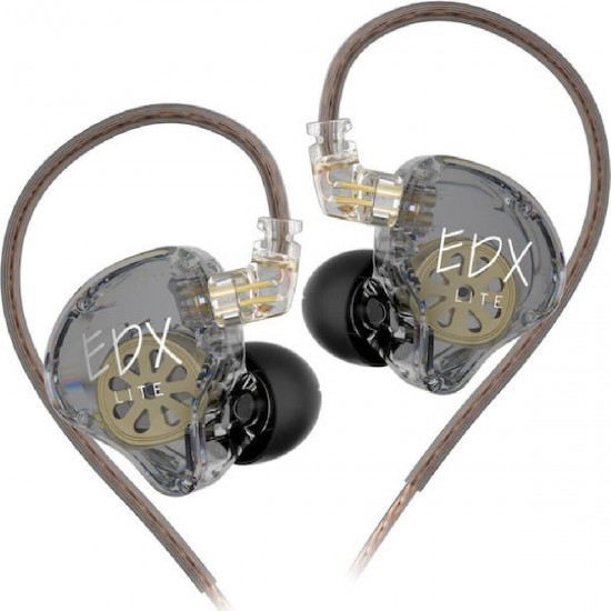 KZ Ακουστικά Ψείρες In Ear Edx με Bluetooth Διάφανα