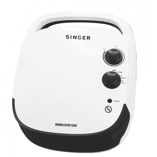 Singer BFH-2000 Λευκό Κεραμικό Αερόθερμο Μπάνιου 2000W