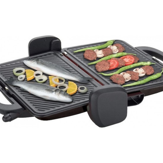 Singer Combi Grill Ψηστιέρα Τοστιέρα 1800W (CG1800AN) Μαύρη