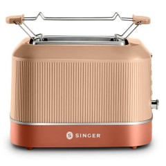 Singer Tiffanys 1410TER Φρυγανιέρα 2 Θέσεων 850W Terracotta