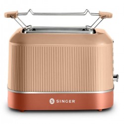 Singer Tiffanys 1410TER Φρυγανιέρα 2 Θέσεων 850W Terracotta
