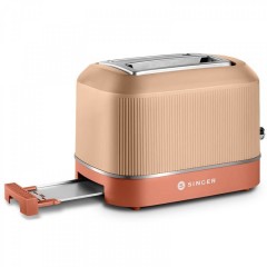 Singer Tiffanys 1410TER Φρυγανιέρα 2 Θέσεων 850W Terracotta