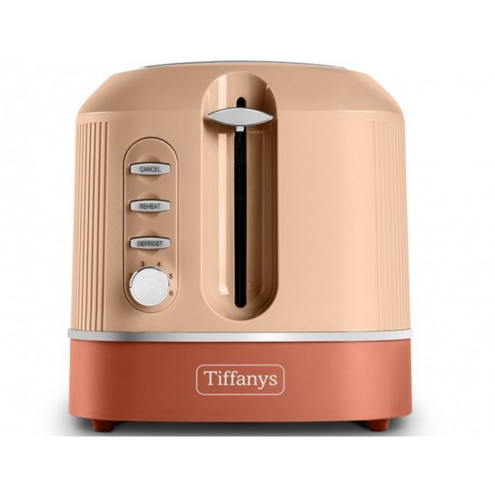 Singer Tiffanys 1410TER Φρυγανιέρα 2 Θέσεων 850W Terracotta