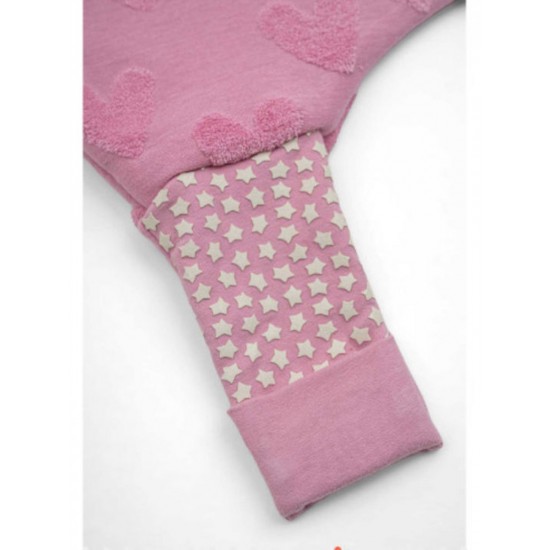 BabyBliss BlissJump Χειμωνιάτικος Υπνόσακος με Ποδαράκια 2.5 tog 18-36m (BLISS-LMP-0020) Heart Pink