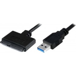 Powertech Cable USB 3.0 to SATA (CAB-U032) Μαύρο