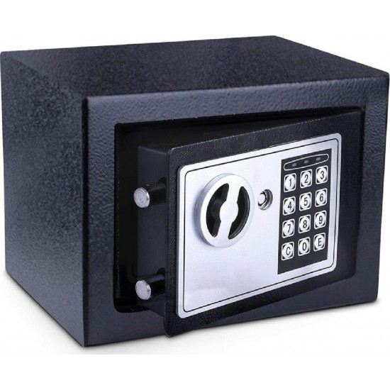 POWERTECH SB-17E Χρηματοκιβώτιο ασφαλείας, 3-8 ψηφίων, 17x23x17cm