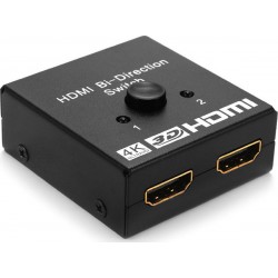 Powertech (CAB-H112) Black Bi-Direction 2 to 1 HDMI Switch