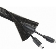 Brateck Πλέγμα Καλωδίων Τύπου Flex Wrap 100x8.5cm (VS-85) Μαύρο