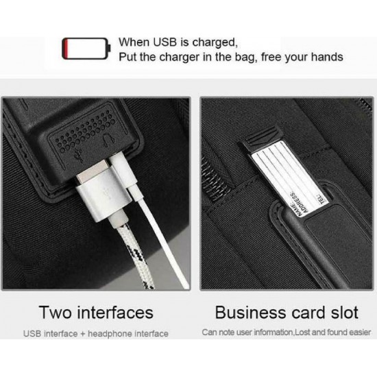 Arctic Hunter B00345 Αδιάβροχη Τσάντα Πλάτης για Laptop 15.6