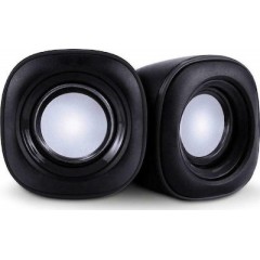 Powertech (PT-844) Black Essential Sound Audio Speaker 2-Pack
