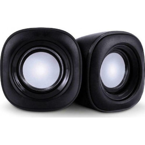 Powertech (PT-844) Black Essential Sound Audio Speaker 2-Pack