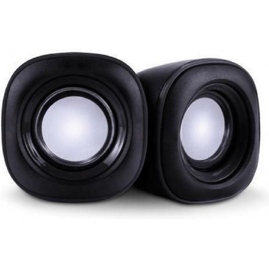 Powertech (PT-844) Black Essential Sound Audio Speaker 2-Pack
