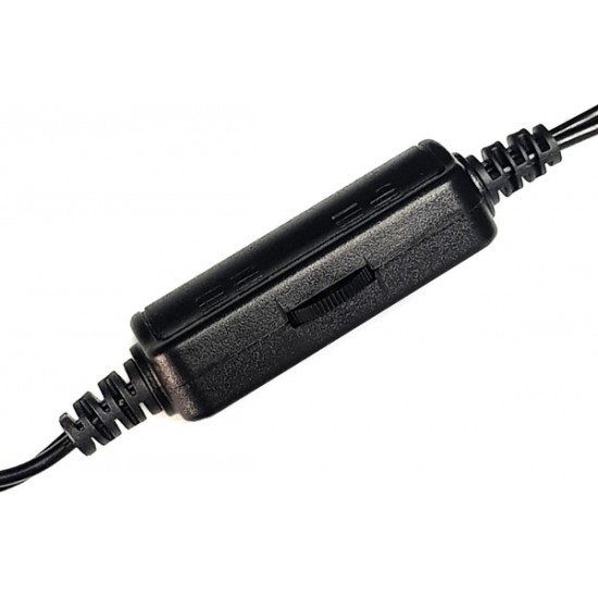 Powertech Premium Sound PT-845 Ηχεία Υπολογιστή 2.0 με Ισχύ 3W σε Μαύρο Χρώμα