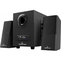 Powertech (PT-846) Μαύρο Premium Sound Ηχεία Υπολογιστή 2.1 με Bluetooth και Ισχύ 16W