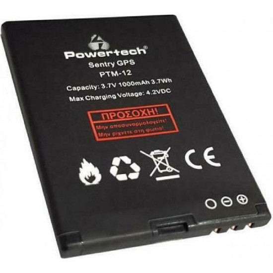 Powertech (SP-PTM12-BAT) Μπαταρία για Κινητό Τηλέφωνο Sentry Eco 1000mAh