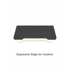 Brateck (GMD03-2) Black Γραφείο Gaming Ξύλινο με Μεταλλικά Πόδια 120x60x75εκ.