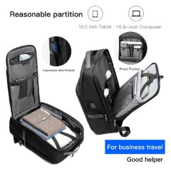 Arctic Hunter B00403-GY Αδιάβροχη Τσάντα Πλάτης για Laptop 15.6