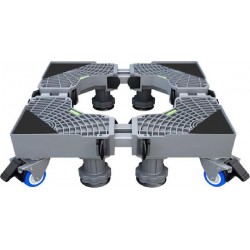 Βάση Λευκών Συσκευών TOOL-0066 Με Ρόδες, ρυθμιζόμενη, Max 600kg, (TOOL-0066) Γκρι