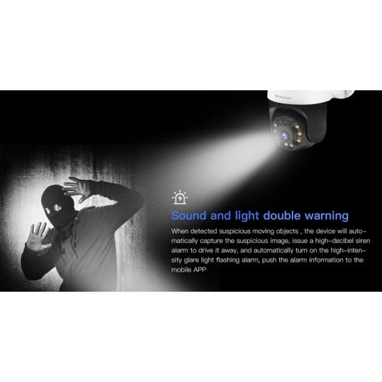 Vstarcam (CS64) Smart IP Κάμερα 1080p Full HD, 3MP, WiFi, Αδιάβροχη