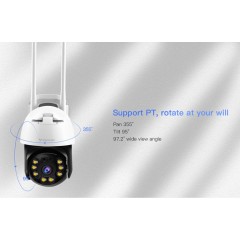 Vstarcam (CS64) Smart IP Κάμερα 1080p Full HD, 3MP, WiFi, Αδιάβροχη