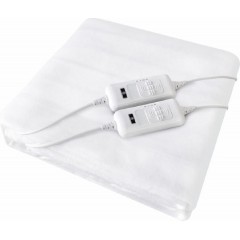 BRUNO ηλεκτρική κουβέρτα BRN-0065, διπλή, 160x140cm, 2x 60W, χειριστήρια