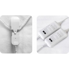 BRUNO ηλεκτρική κουβέρτα BRN-0065, διπλή, 160x140cm, 2x 60W, χειριστήρια