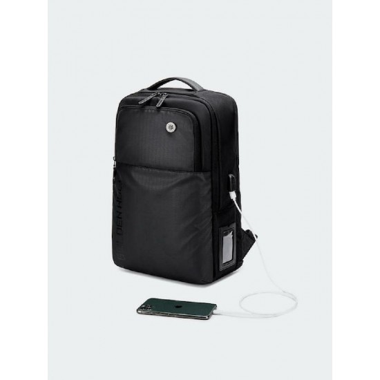 GOLDEN WOLF τσάντα πλάτης GB00399, με θήκη laptop 15.6