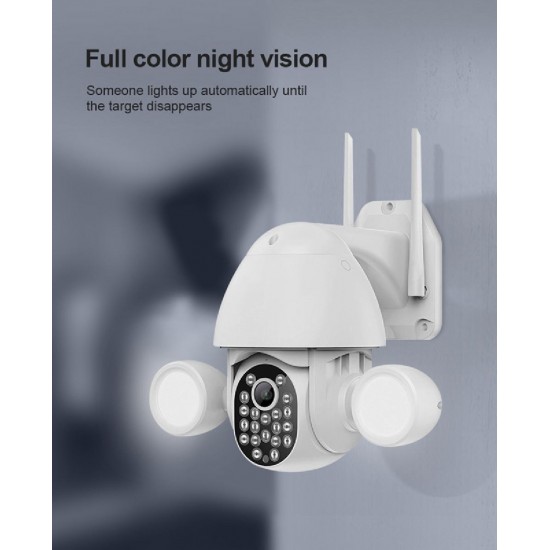 SECTEC ST-967-5M-TY smart IP PTZ κάμερα, με PIR & προβολείς, Wi-Fi, 5MP