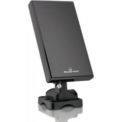 Powertech PT-1005 Εσωτερική Κεραία Τηλεόρασης (απαιτεί τροφοδοσία) Μαύρη