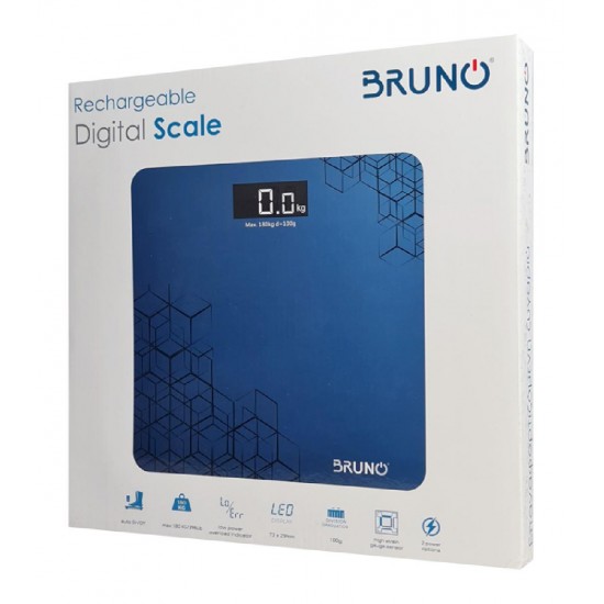 Bruno (BRN-0073) Blue Rechargeable Digital Scale