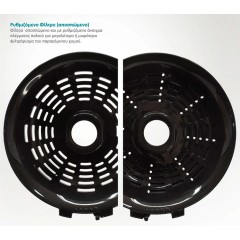 Bruno (BRN-0096) Inox-Black Ηλεκτρικός Στίφτης 600W