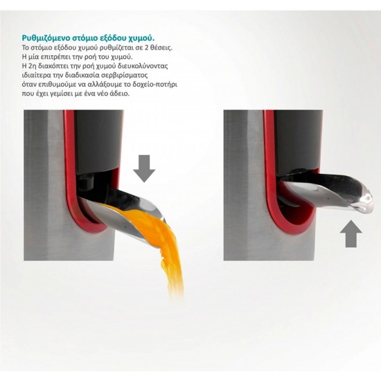 Bruno (BRN-0096) Inox-Black Ηλεκτρικός Στίφτης 600W