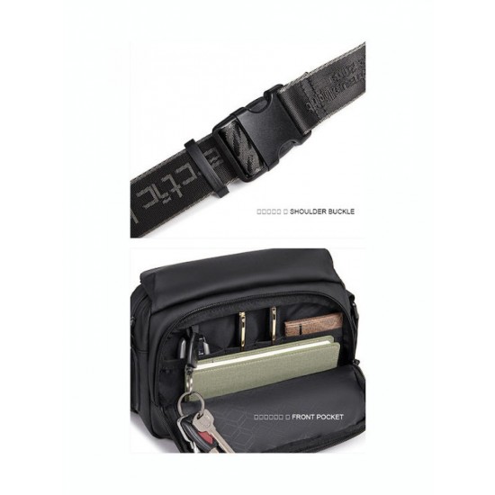 Arctic Hunter Ανδρική Τσάντα Ώμου/Χιαστί (YB00518-BL) Μπλε