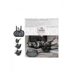 BRUNO τηγάνι Granit Premium BRN-0112 με αντικολλητική επίστρωση, 24cm BRN-0112
