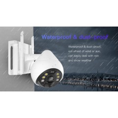 Vstarcam (CB69-TZ) Ηλιακή IP smart Κάμερα Παρακολούθησης 3MP PTZ Wi-Fi Full HD+ Αδιάβροχη IP66, μπαταρία 10000mAh